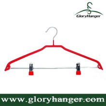 DIP Plastic Matel Hanger com dois clipes
